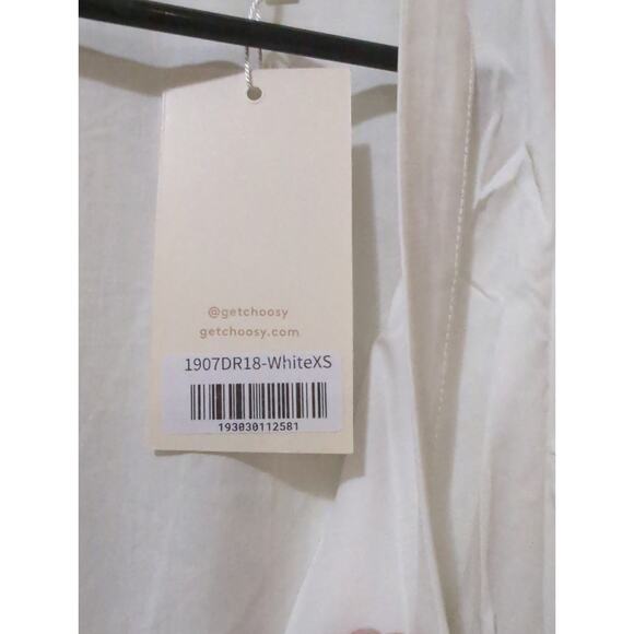 Choosy Plunge Neck Tie Front Dress Size XS NWT - Picture 5 of 5